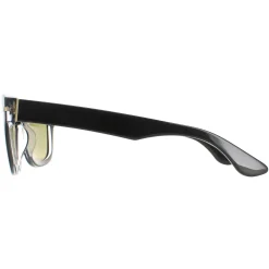 Serengeti Sunglasses Foyt SS549005 Shiny Black Transparent Layer Green