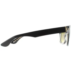 Serengeti Sunglasses Foyt SS549005 Shiny Black Transparent Layer Green