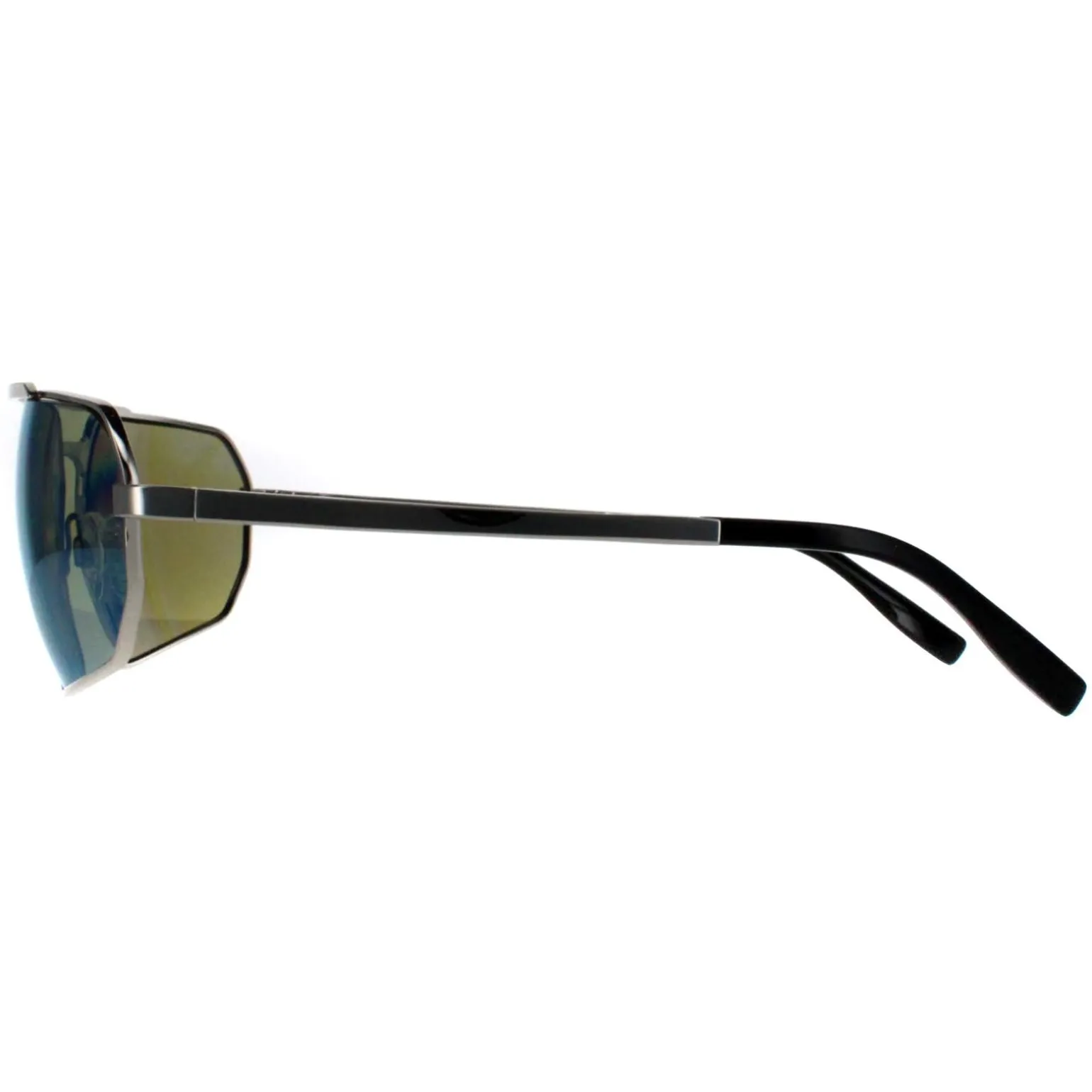 Serengeti Sunglasses Hinkley SS570006 Shiny Silver Saturn 555nm Blue P