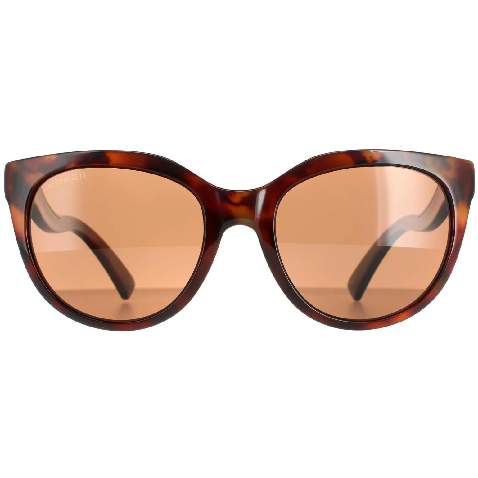 Serengeti Sunglasses Lia 8573 Red Moss Tortoise Matte Champagne Gold P