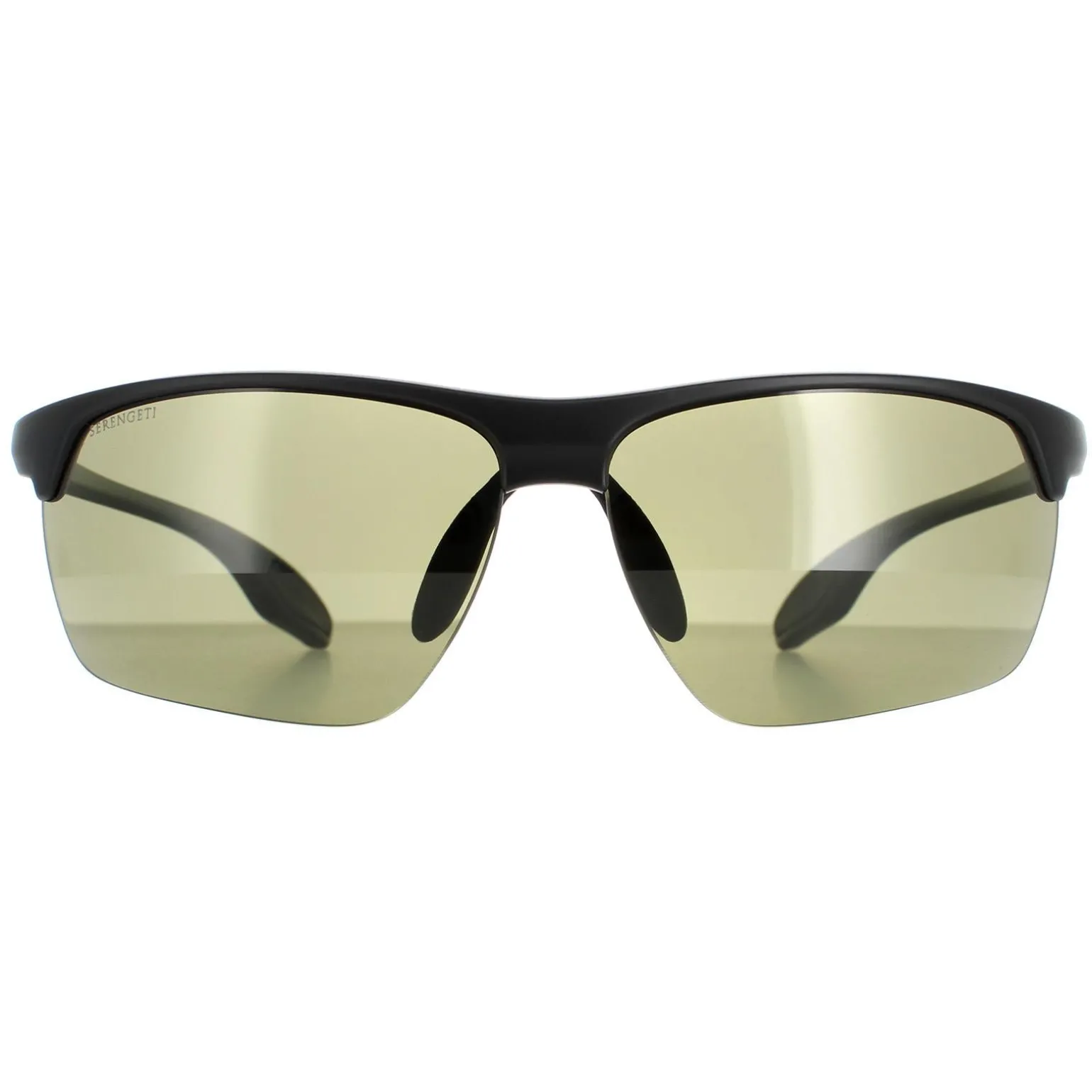 Serengeti Sunglasses Linosa 8506 Matte Black PhD 2.0 Green 555nm Polar
