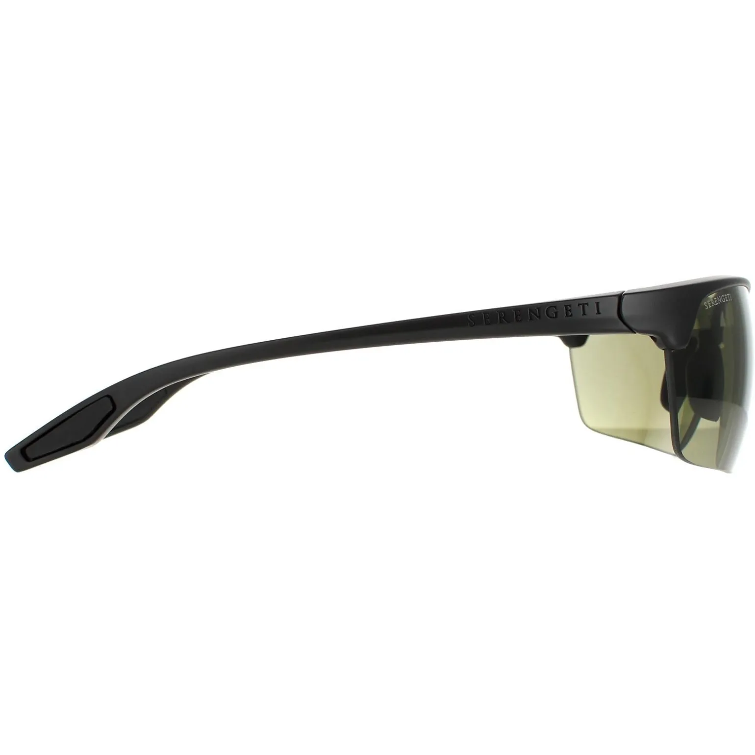 Serengeti Sunglasses Linosa 8506 Matte Black PhD 2.0 Green 555nm Polar