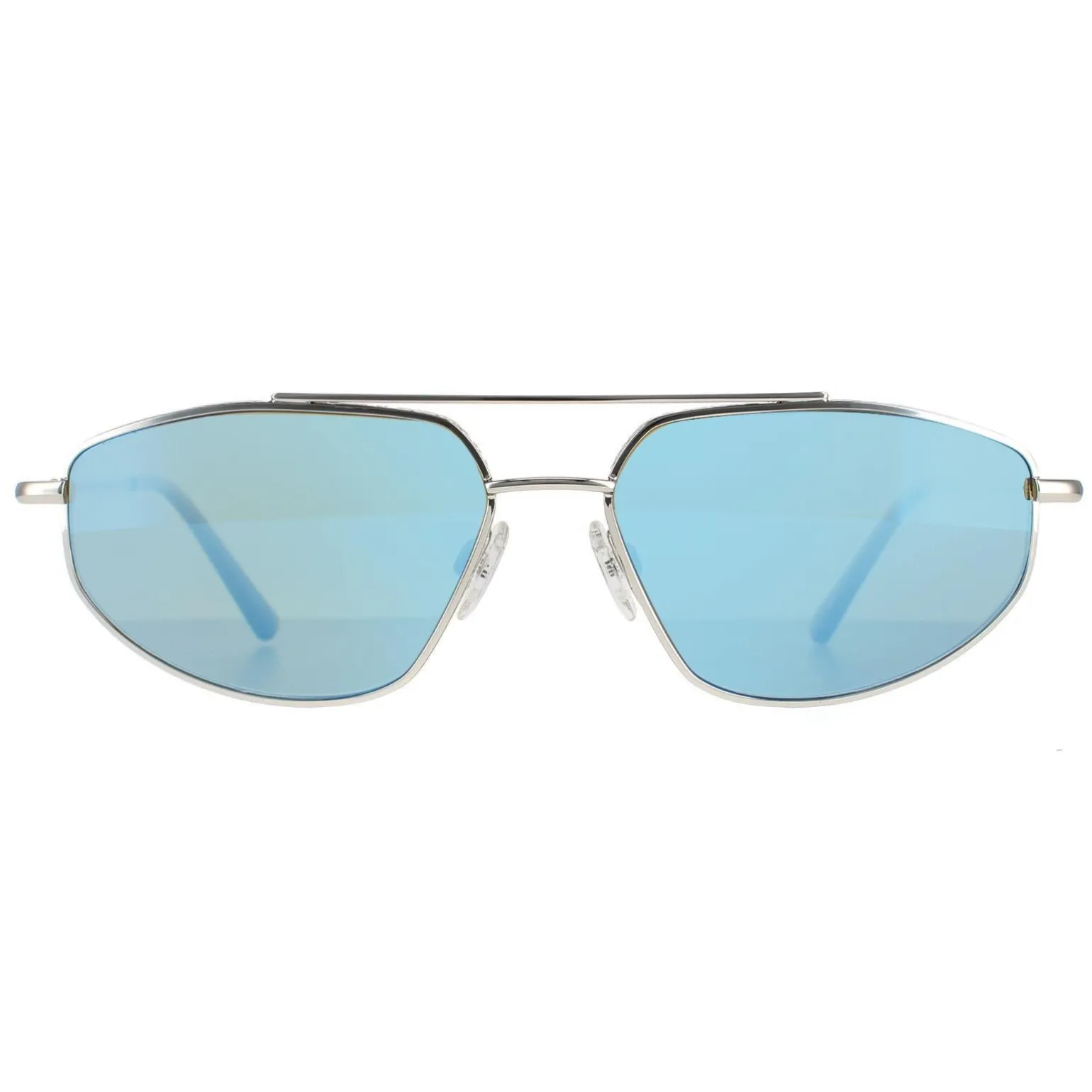 Serengeti Sunglasses Marlon SS539002 Shiny Silver Mineral Polarized 55