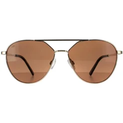 Serengeti Sunglasses Odell SS555001 Shiny Light Gold Saturn Polarized