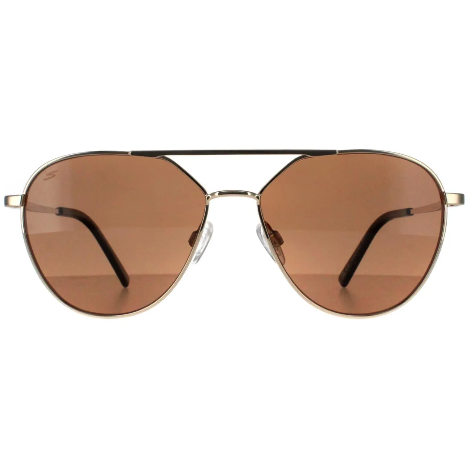 Serengeti Sunglasses Odell SS555001 Shiny Light Gold Saturn Polarized