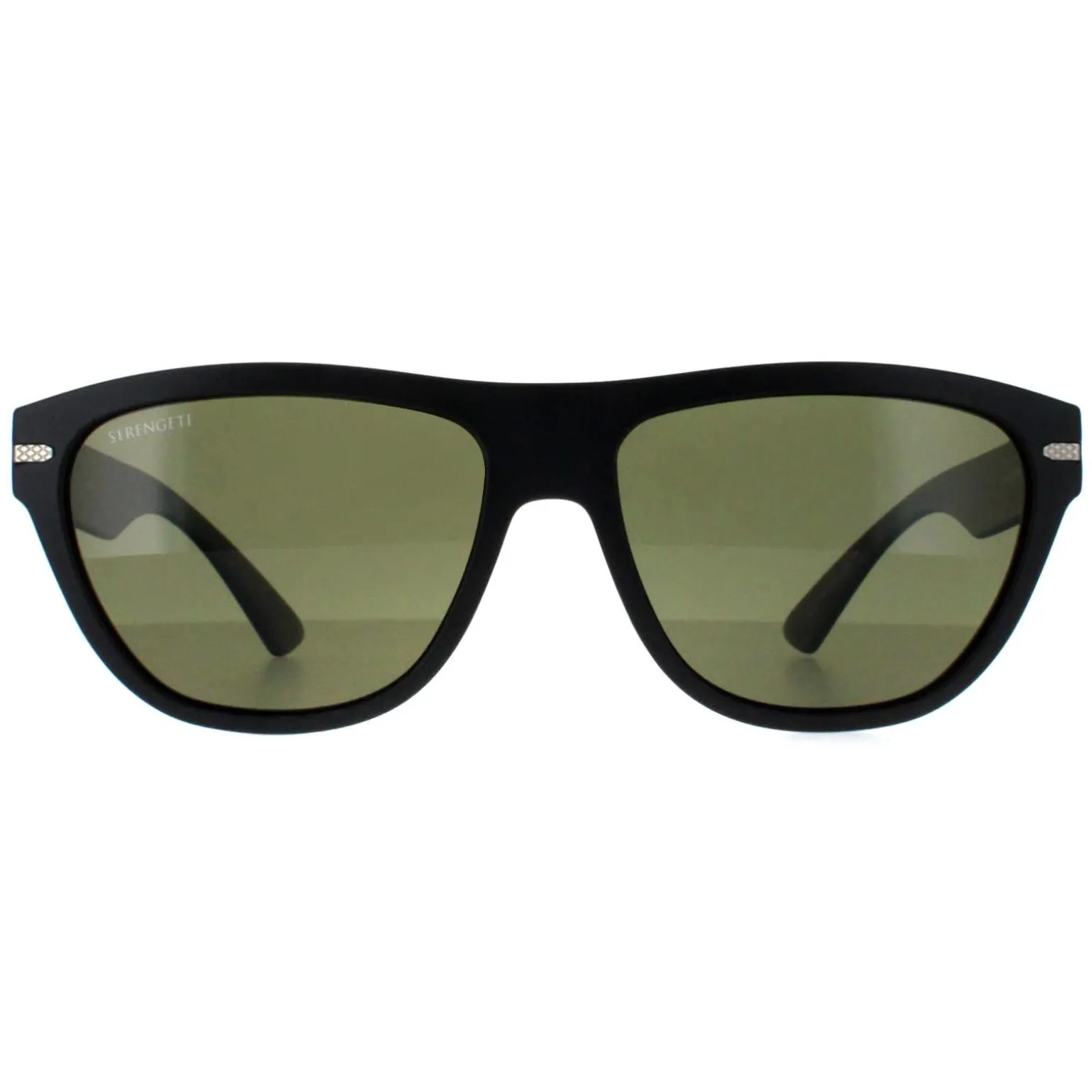 Serengeti Sunglasses Pancho SS601001 Matte Black Mineral Polarized 555