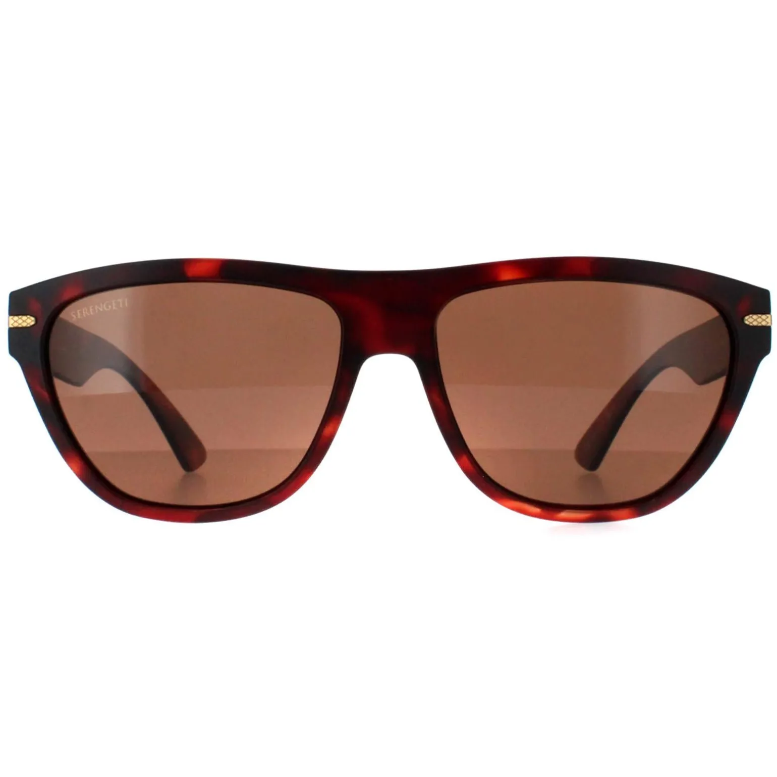 Serengeti Sunglasses Pancho SS601002 Matte Red Tortoise Mineral Driver