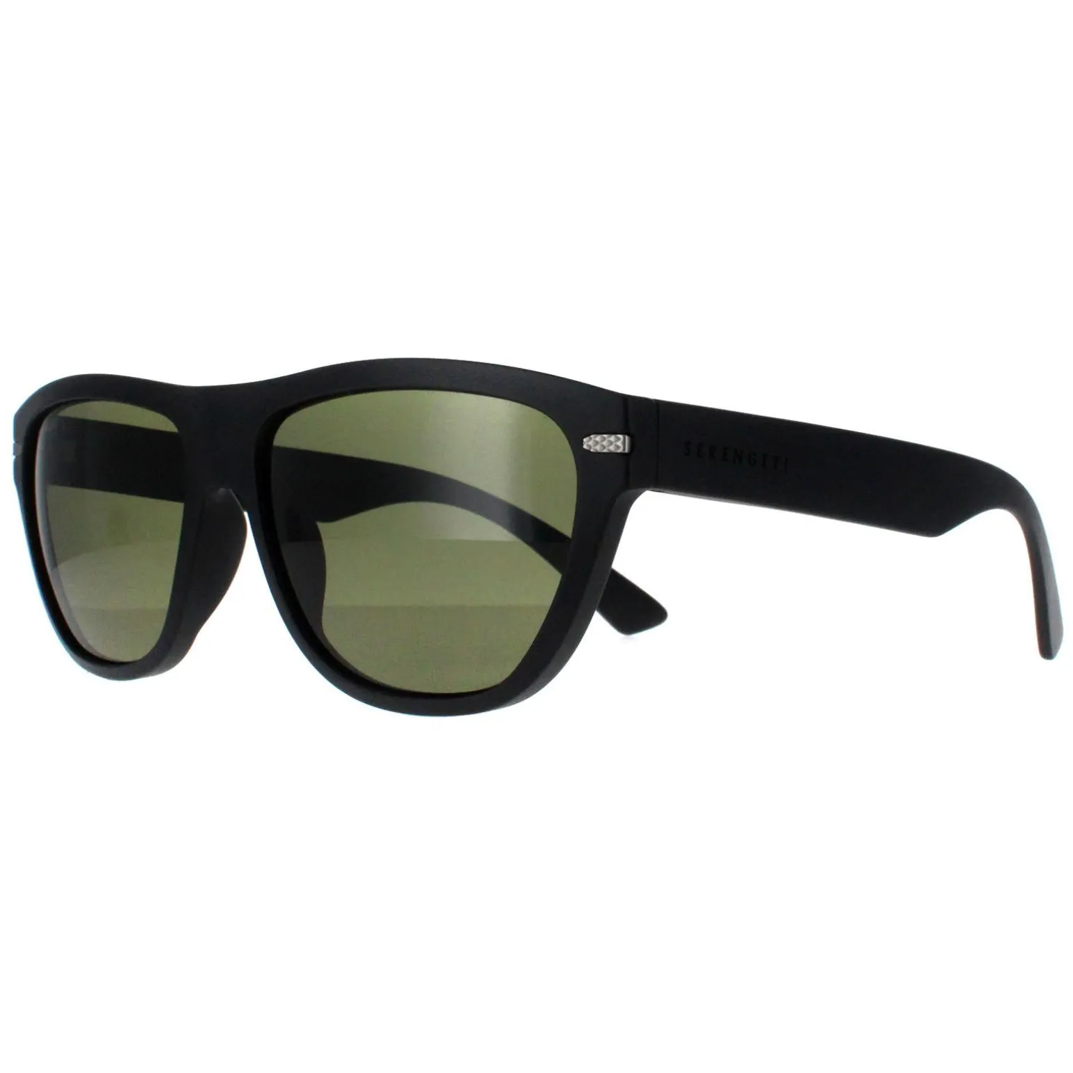 Serengeti Sunglasses Pancho SS601001 Matte Black Mineral Polarized 555