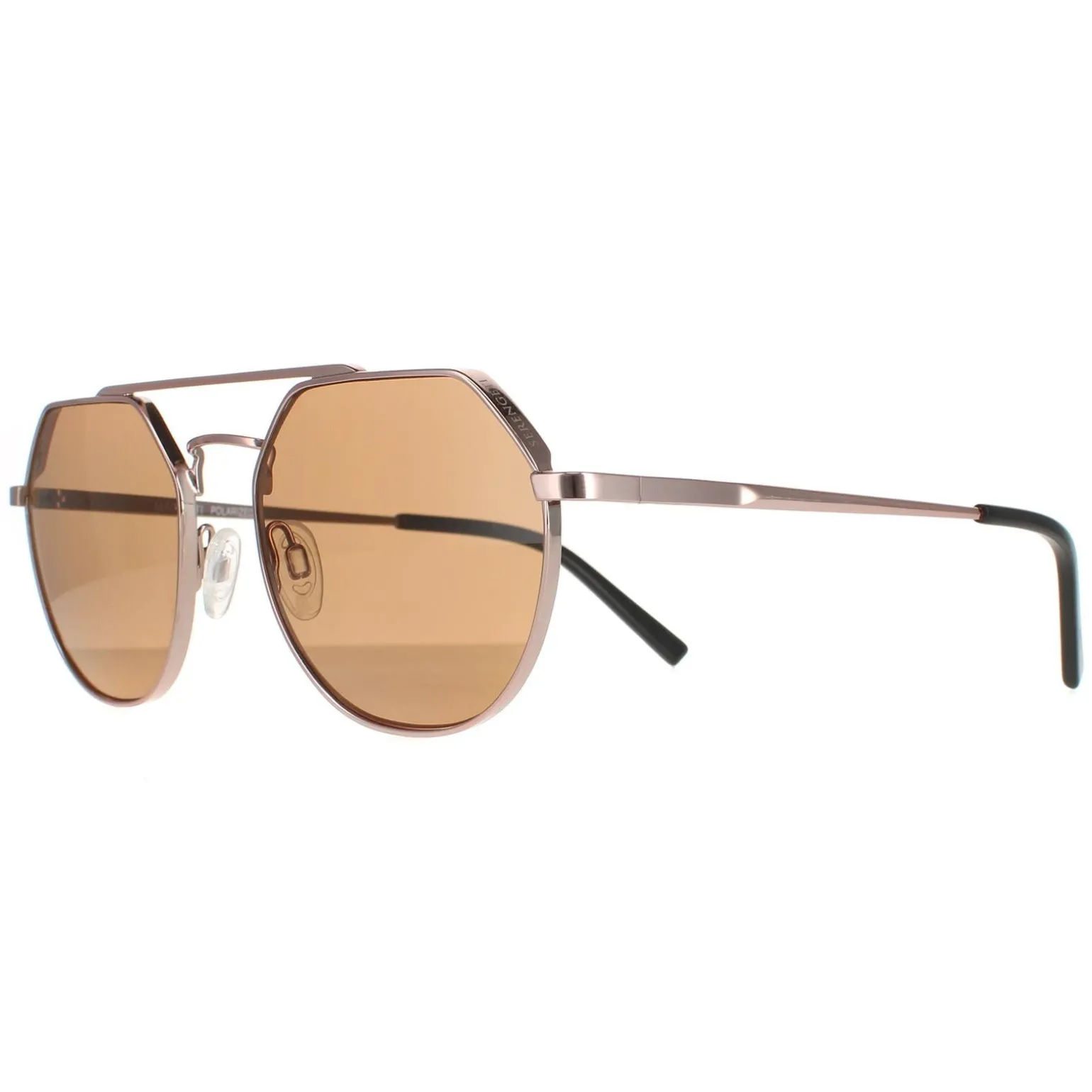 Serengeti Sunglasses Shelby SS533001 Light Rose Gold Saturn Polarized