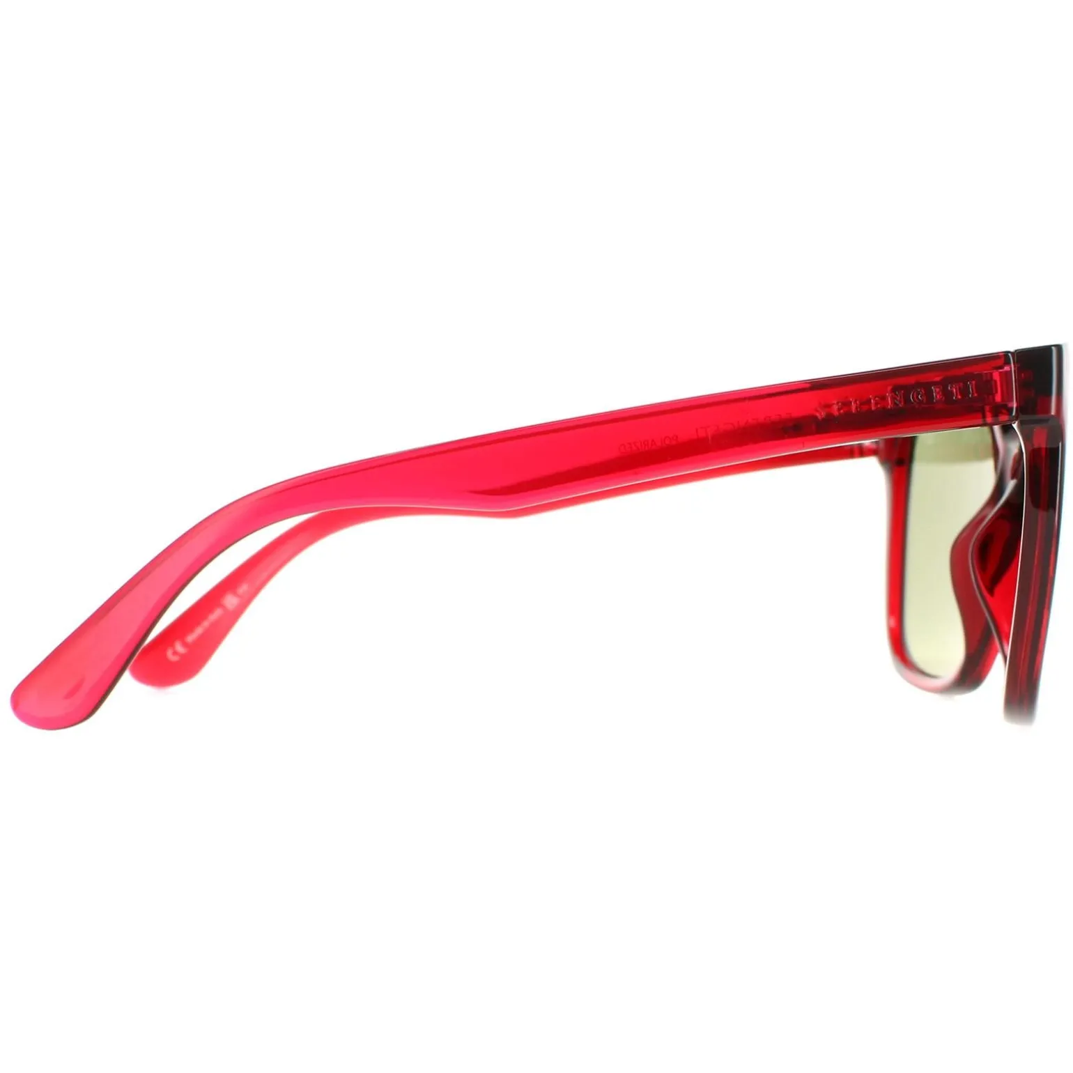 Serengeti Sunglasses Wakota SS536002 Shiny Black Saturn Polarized 555n