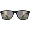 Smarty Sunglasses SA2306 A Matte Black Rubber Yellow Bronze Blue Flash