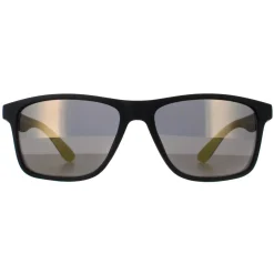 Smarty Sunglasses SA2306 A Matte Black Rubber Yellow Bronze Blue Flash