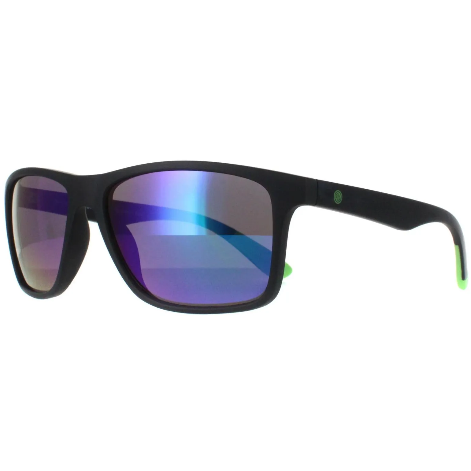Smarty Sunglasses SA2306 C Matte Black Rubber Neon Green Bronze Grey F