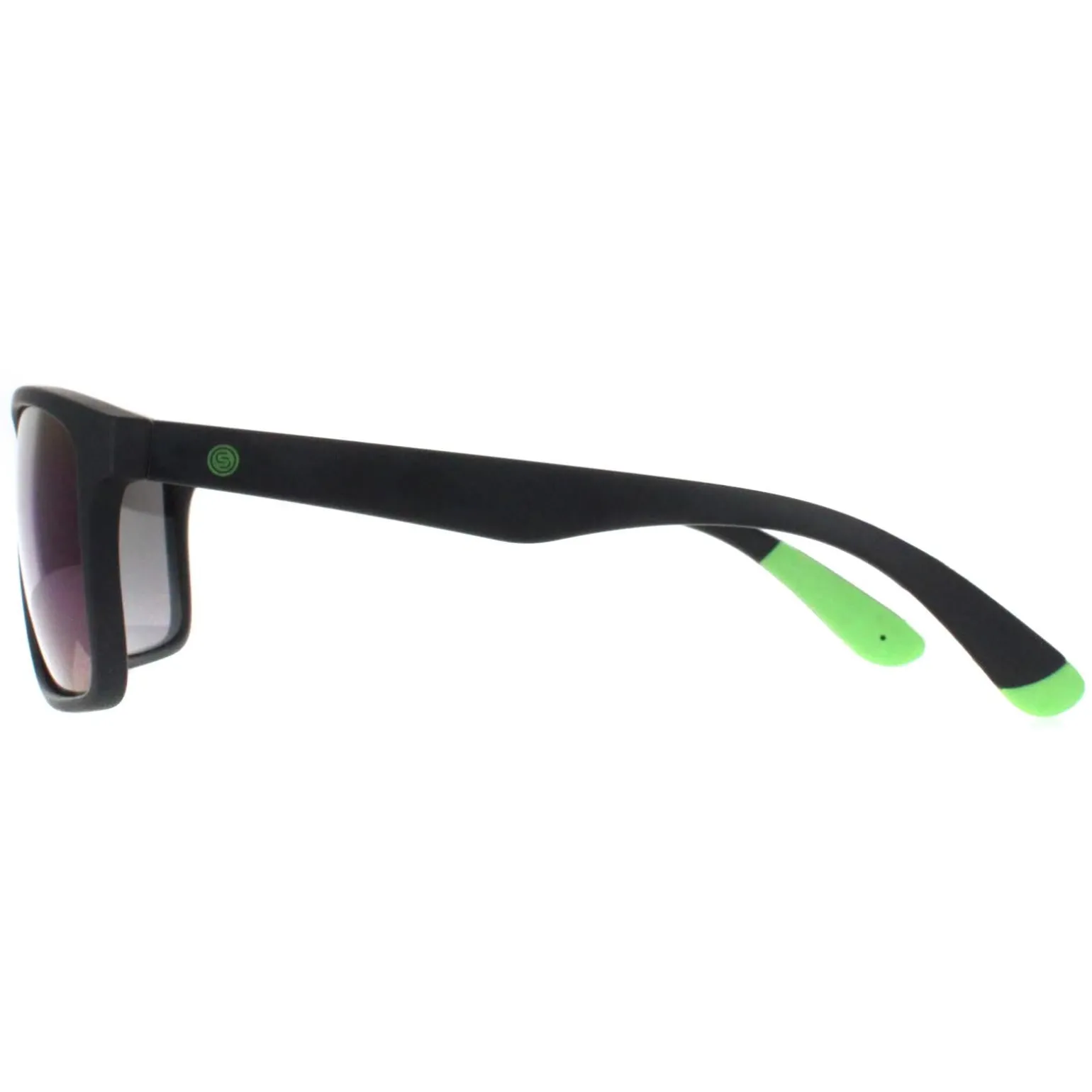 Smarty Sunglasses SA2306 C Matte Black Rubber Neon Green Bronze Grey F