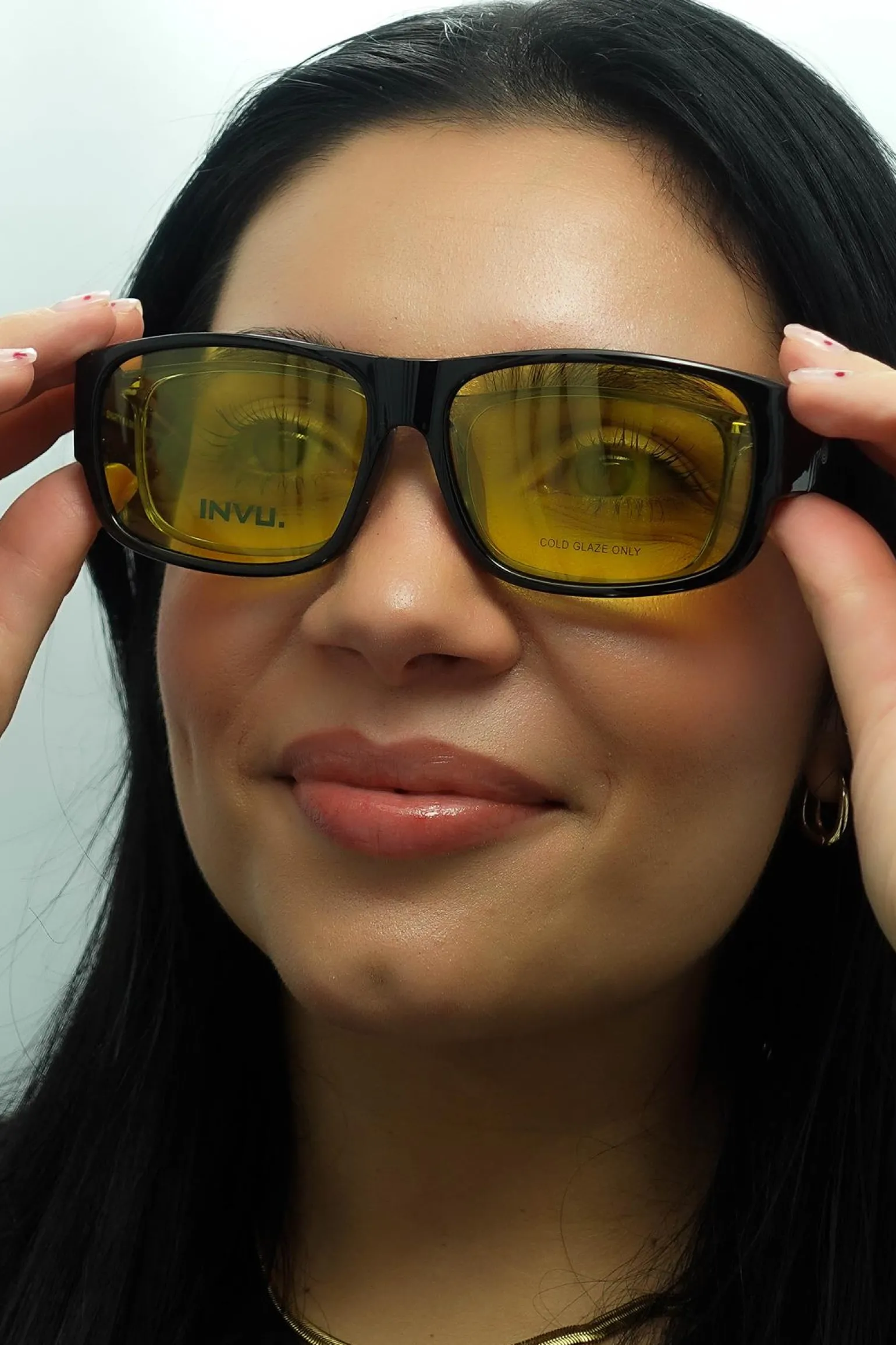Smarty Sunglasses Y2055 E Black EF Night-Driving Yellow