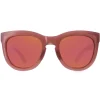 Smith Sunglasses Sidney F45 E7 Beige Pink Chromapop Rose Gold Mirror