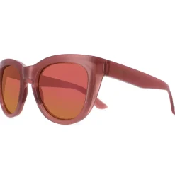 Smith Sunglasses Sidney F45 E7 Beige Pink Chromapop Rose Gold Mirror