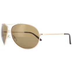 SunOptic Sunglasses SP100 C Gold Flex Brown Polarized