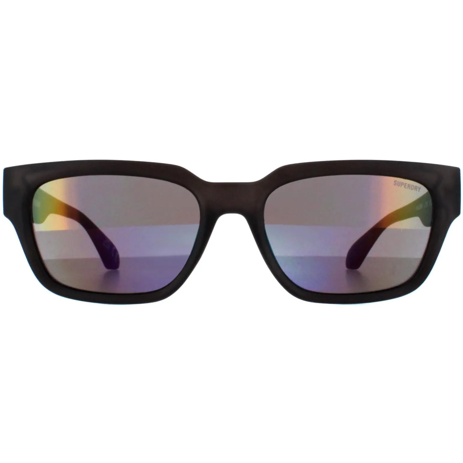 Superdry Sunglasses 5004 108 Black Purple Flash Mirror