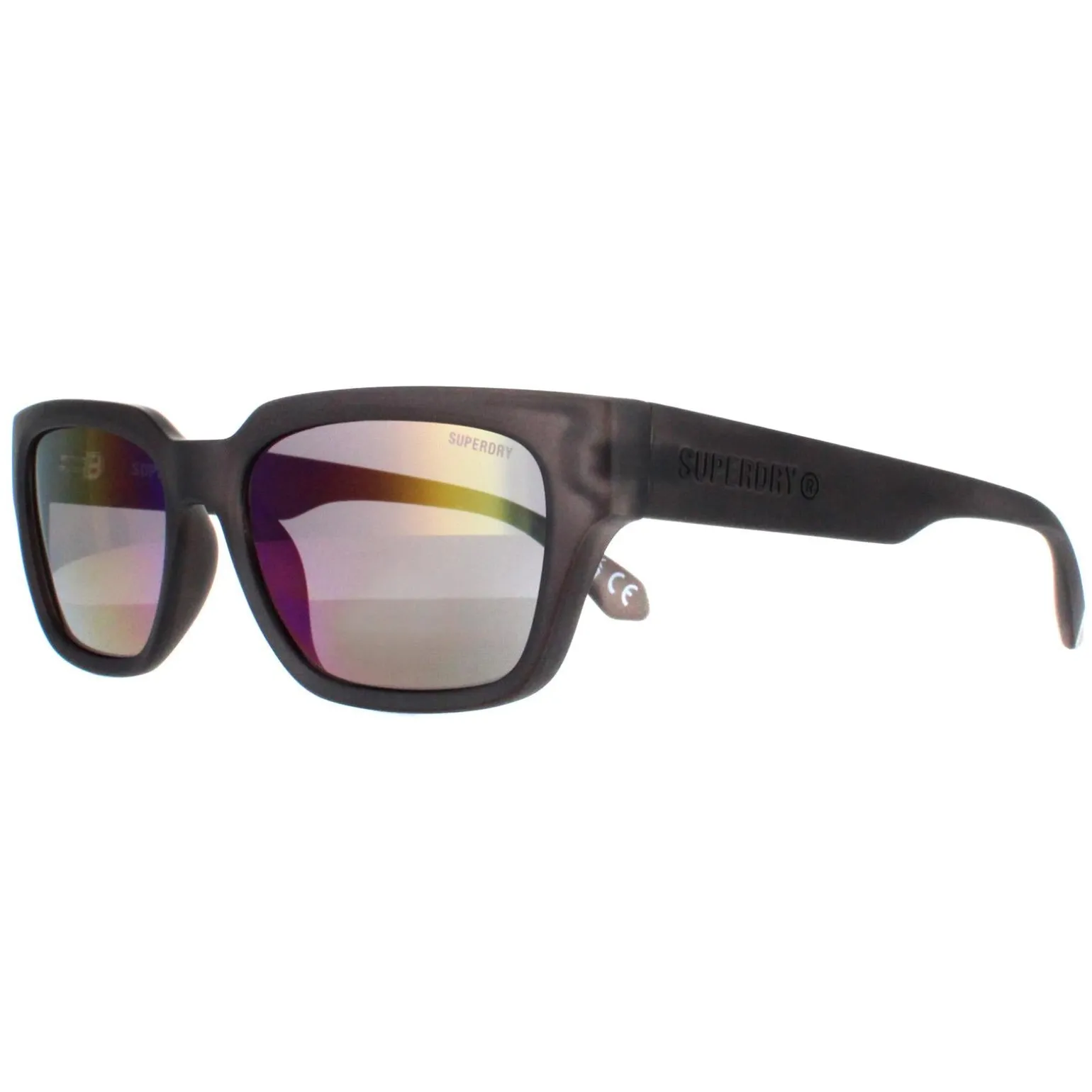 Superdry Sunglasses 5004 108 Black Purple Flash Mirror