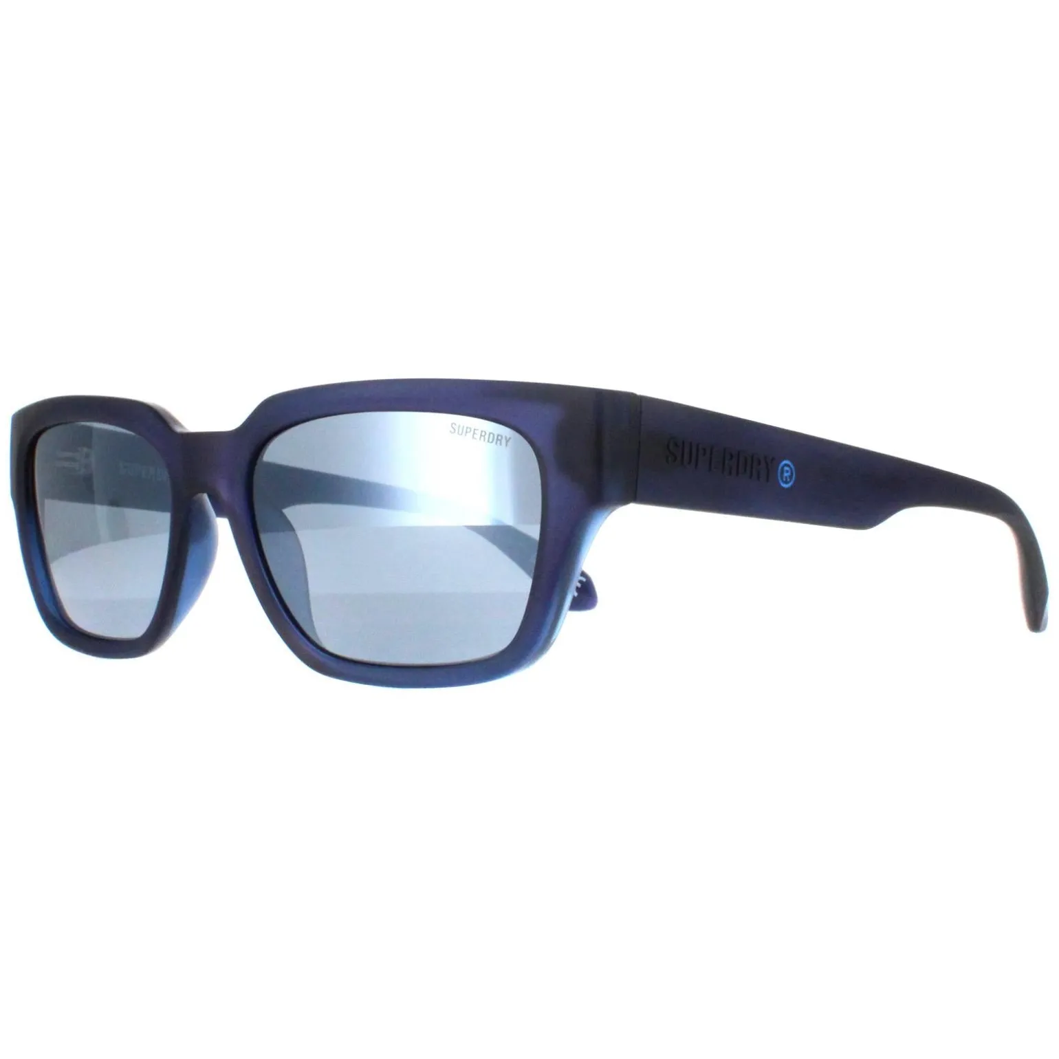 Superdry Sunglasses 5004 106 Matte Navy Silver Mirror