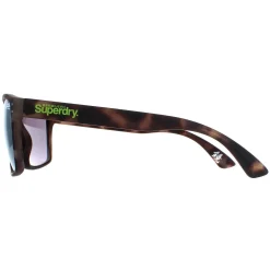 Superdry Sunglasses Kobe SDS 122 Matte Rubberised Tortoise Grey Yellow