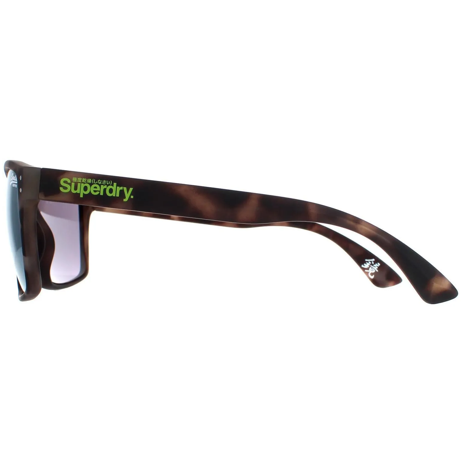 Superdry Sunglasses Kobe SDS 122 Matte Rubberised Tortoise Grey Yellow