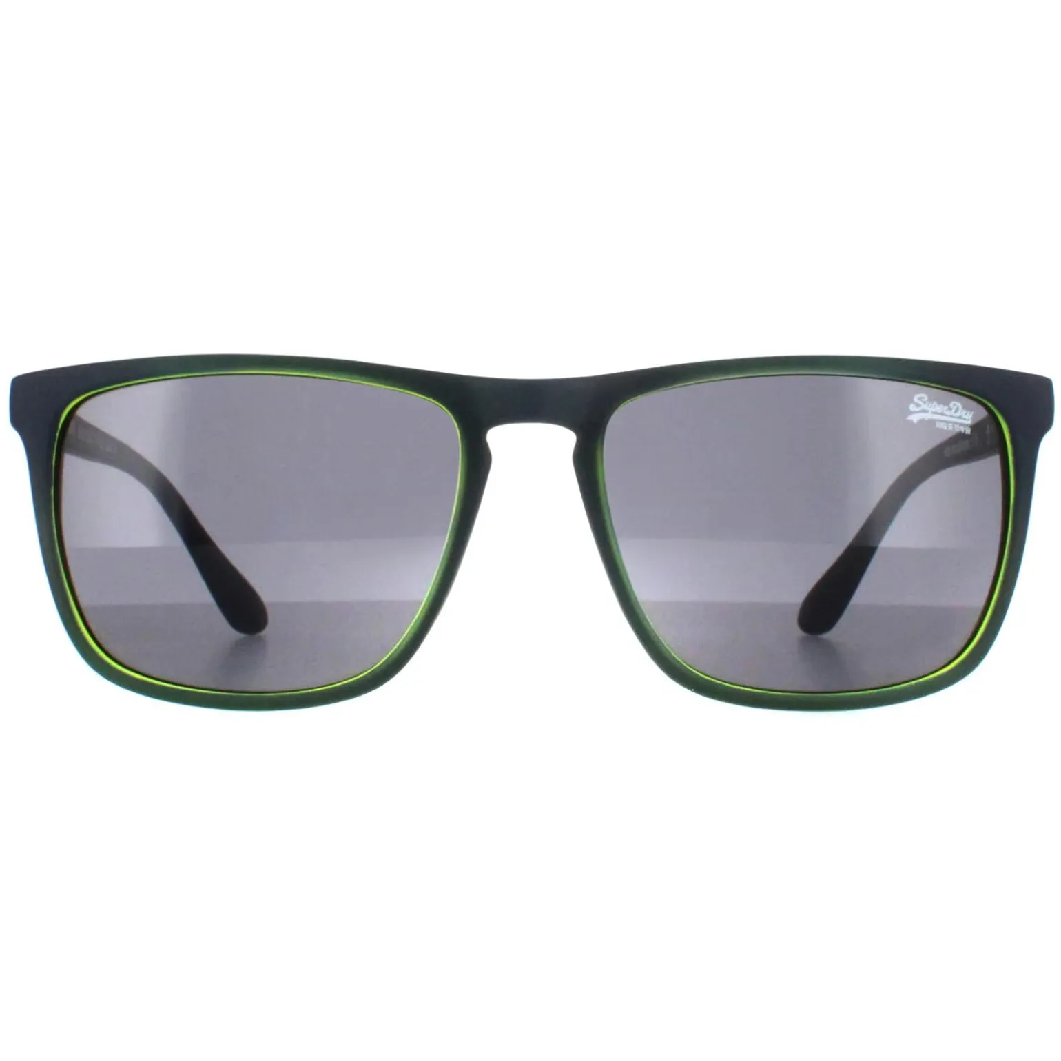 Superdry Sunglasses Stockhom 106 Matte Navy and Lime Dark Grey