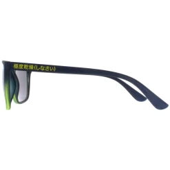 Superdry Sunglasses Stockhom 106 Matte Navy and Lime Dark Grey