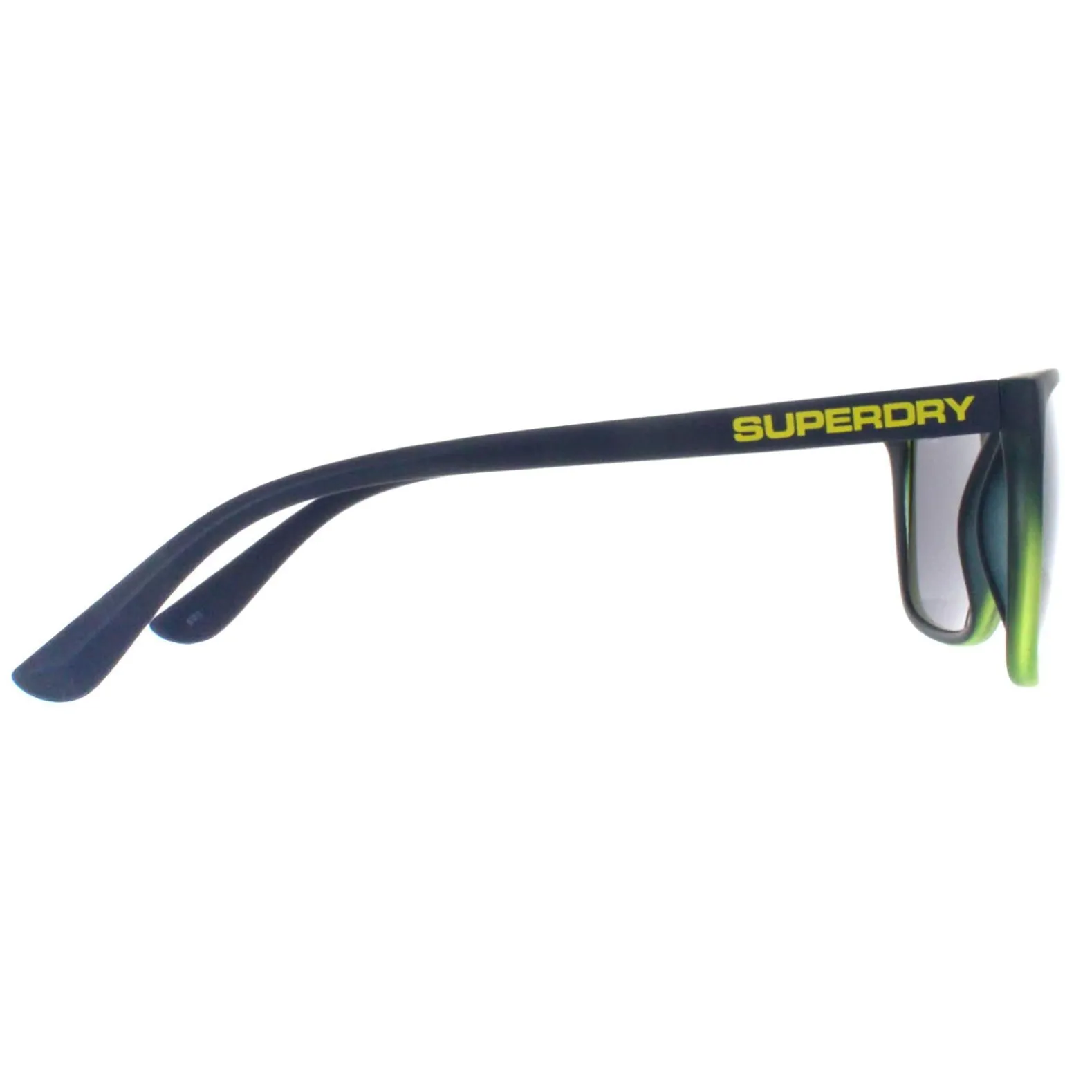 Superdry Sunglasses Stockhom 106 Matte Navy and Lime Dark Grey