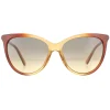 Swarovski Sunglasses SK0226 47F Light Brown Transparent Brown Gradient