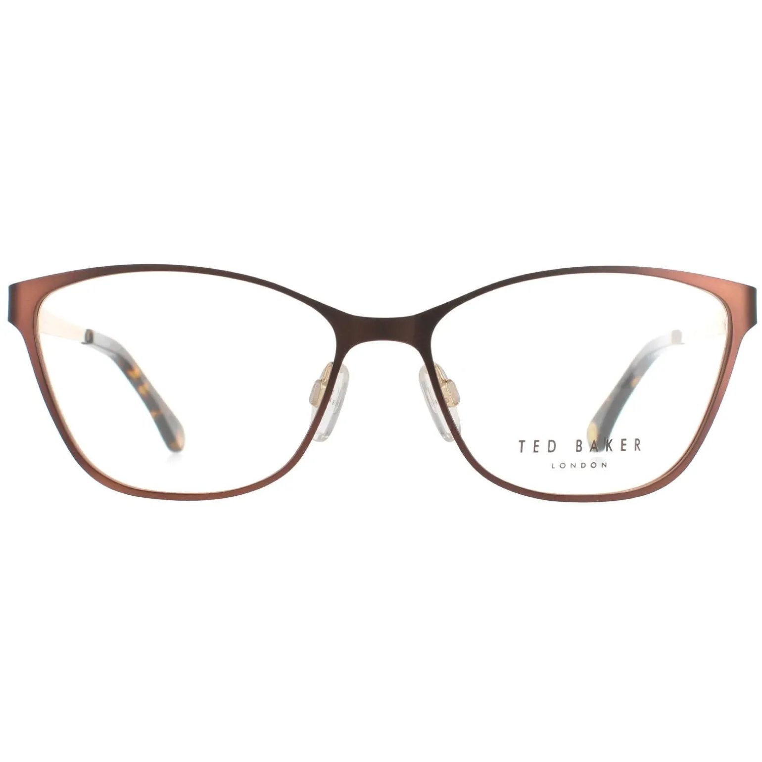 Ted Baker Glasses Frames TB2227 Maddox 104 Brown and Gold Women