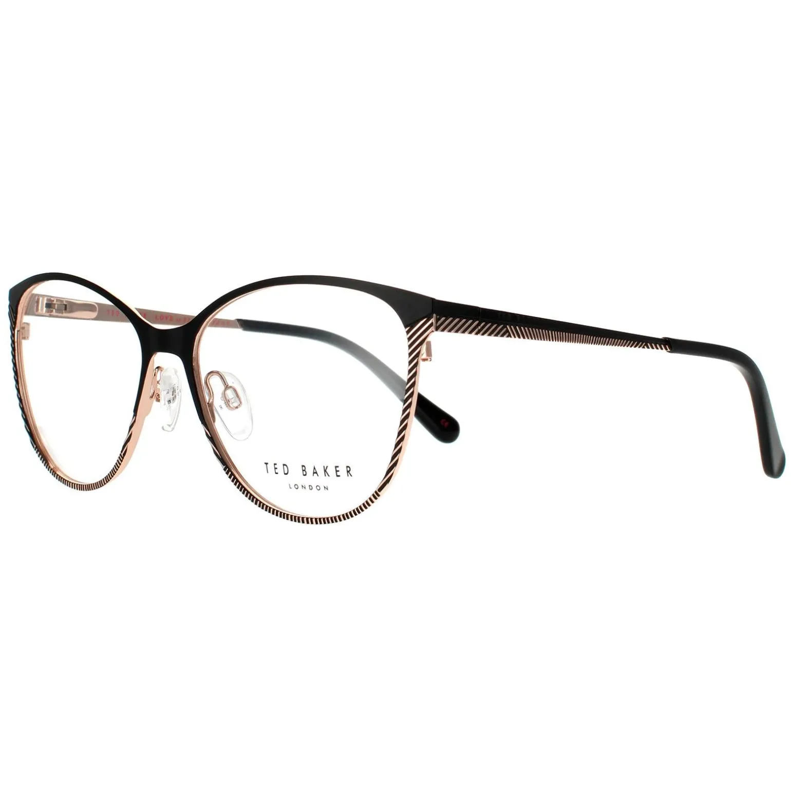 Ted Baker Glasses Frames Hazel TB2239 004 Black Gunmetal Women