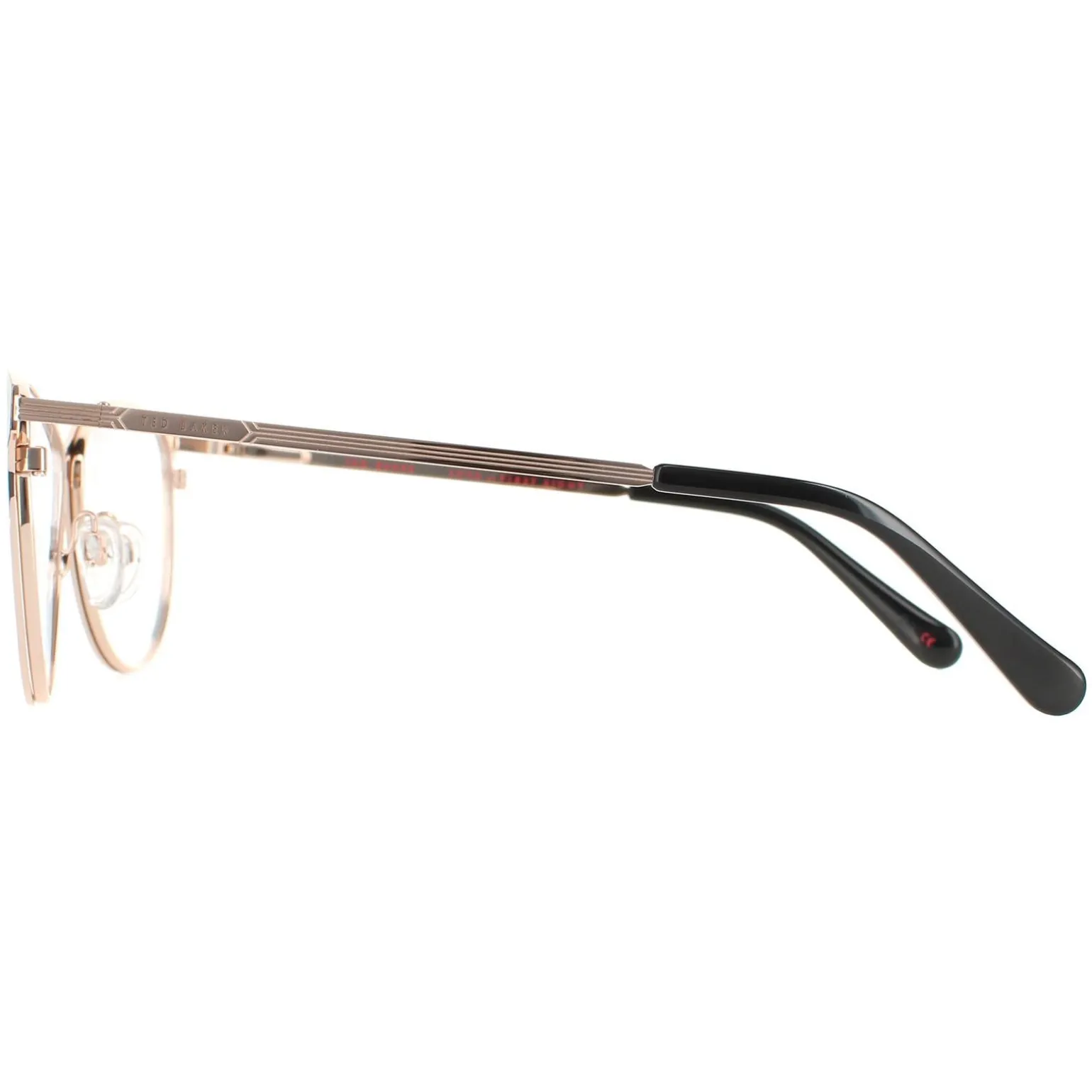 Ted Baker Glasses Frames TB2255 Aure 001 Black and Rose Gold Women