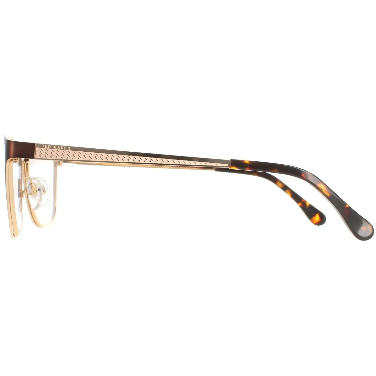 Ted Baker Glasses Frames TB2227 Maddox 104 Brown and Gold Women