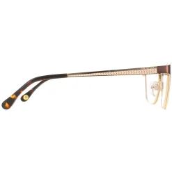 Ted Baker Glasses Frames TB2227 Maddox 104 Brown and Gold Women