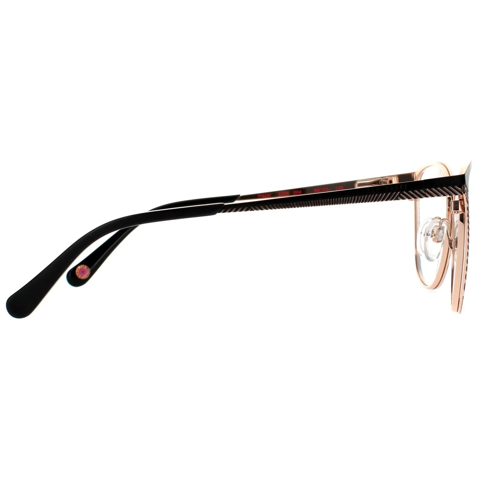 Ted Baker Glasses Frames Hazel TB2239 004 Black Gunmetal Women