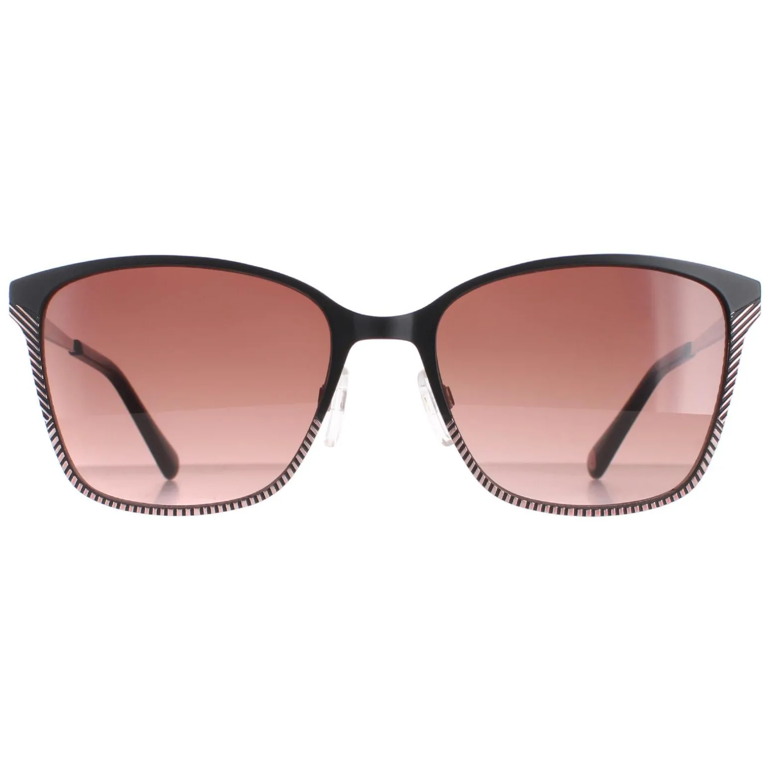 Ted Baker Sunglasses TB1563 Cerise 004 Black Brown Gradient