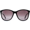 Ted Baker Sunglasses TB1646 Delfi 001 Gloss Black Grey Gradient