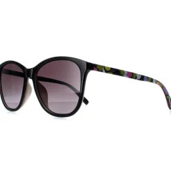 Ted Baker Sunglasses TB1646 Delfi 001 Gloss Black Grey Gradient