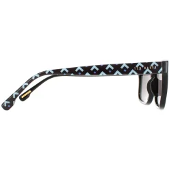 Ted Baker Sunglasses TB1455 Dane 011 Polished Black Patterned Grey