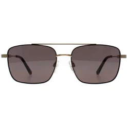 Ted Baker Sunglasses TB1720 Elijah 001 Matte Black Gold Grey