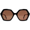 Ted Baker Sunglasses TB1736 Evie 001 Black Brown
