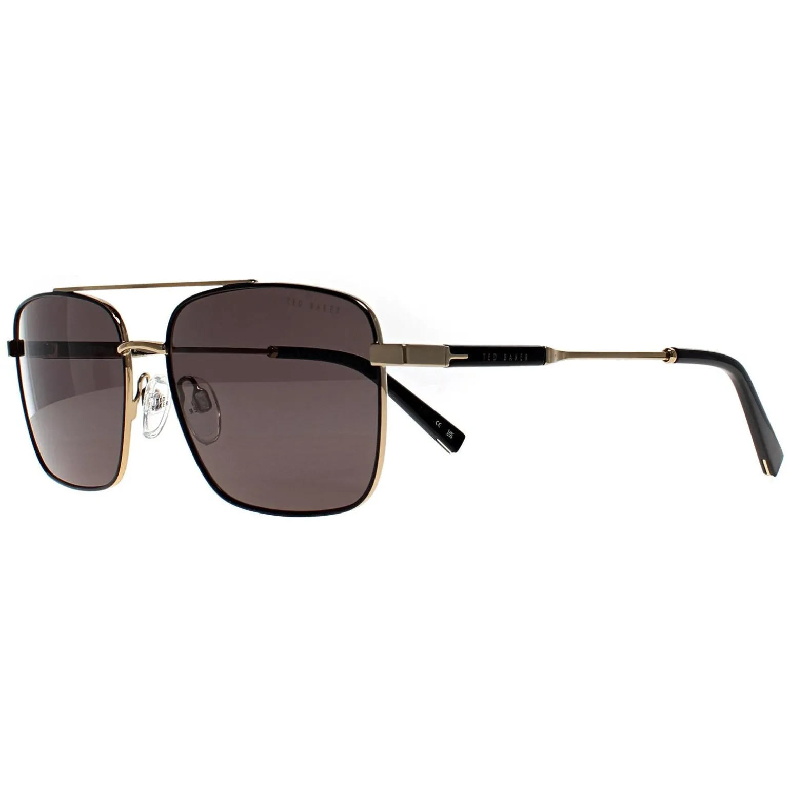 Ted Baker Sunglasses TB1720 Elijah 001 Matte Black Gold Grey