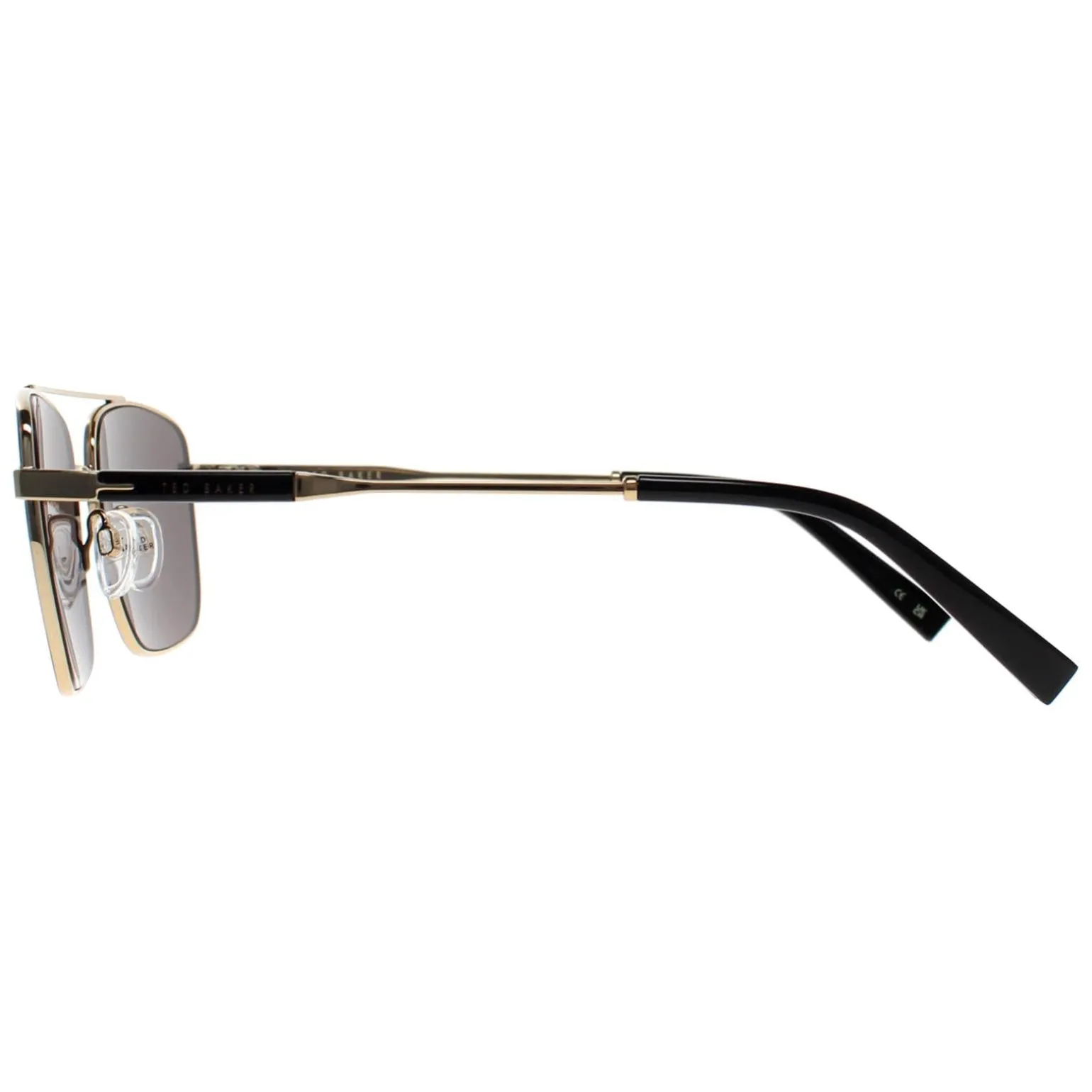 Ted Baker Sunglasses TB1720 Elijah 001 Matte Black Gold Grey