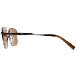 Ted Baker Sunglasses TB1720 Elijah 910 Shiny Light Gunmetal Brown