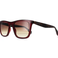Ted Baker Sunglasses TB1680 Filipe 249 Crystal Dark Wine Brown Gradien