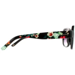 Ted Baker Sunglasses TB1606 Mae 001 Black Grey Gradient