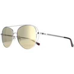 Ted Baker Sunglasses TB1575 Runa 800 Silver Gold Brown
