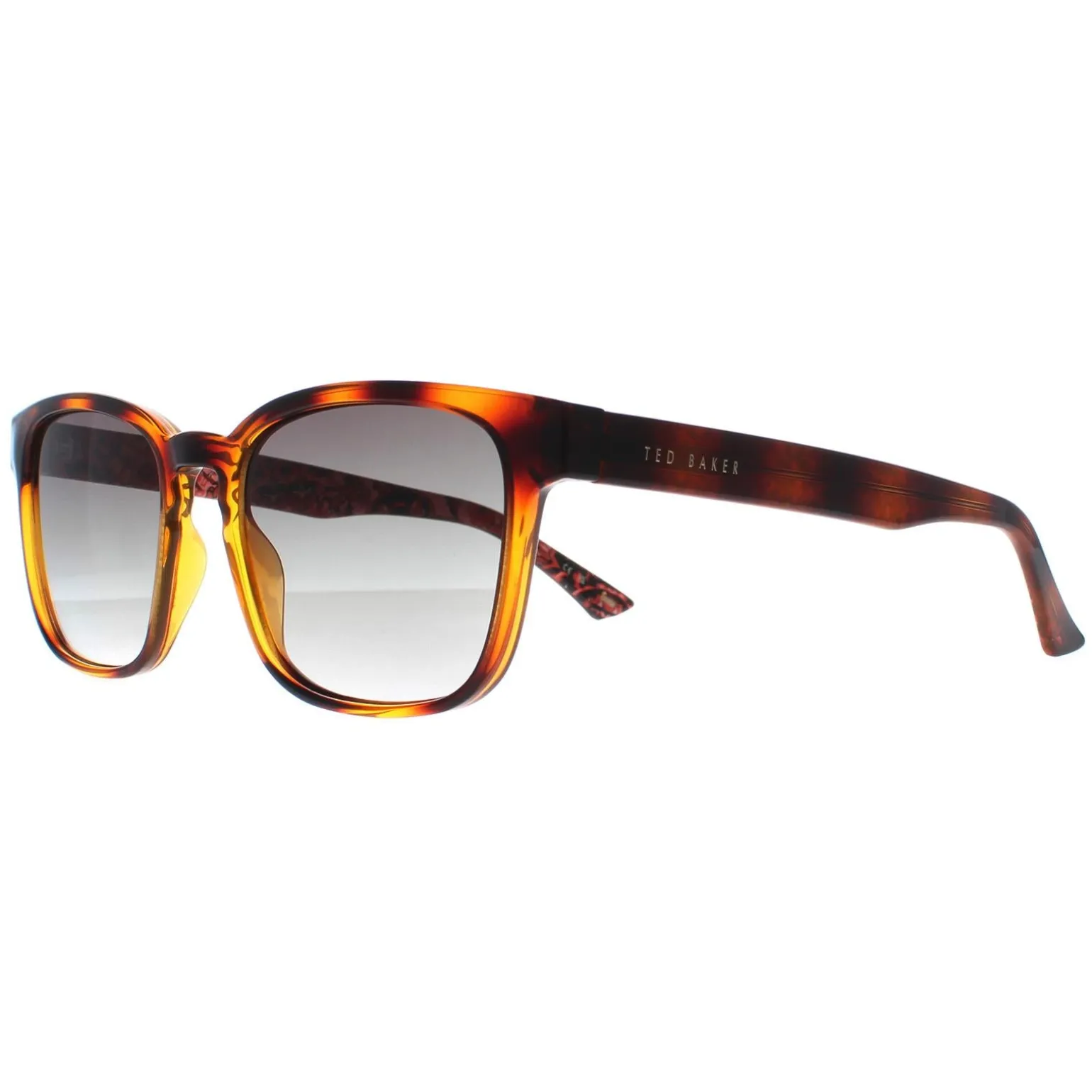 Ted Baker Sunglasses TB1635 Surf 122 Polished Dark Tortoise Grey Gradi